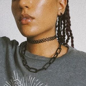 Vitaly Black Plated Fixer Chain